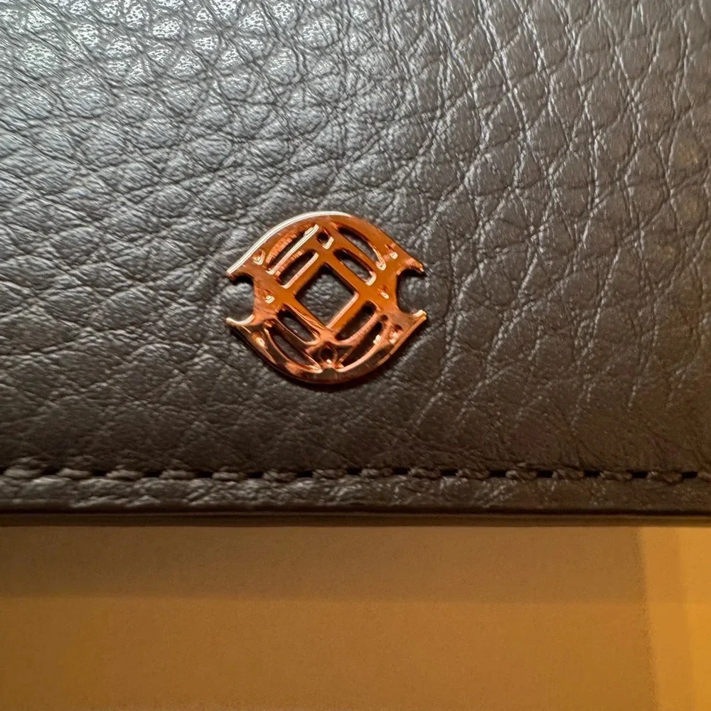 Dagne Dover Slim Wallet dark gray